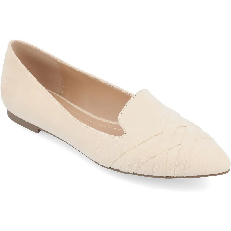 Minimalist Running Shoes Journee Collection Womens Faux Suede Flat Shoes