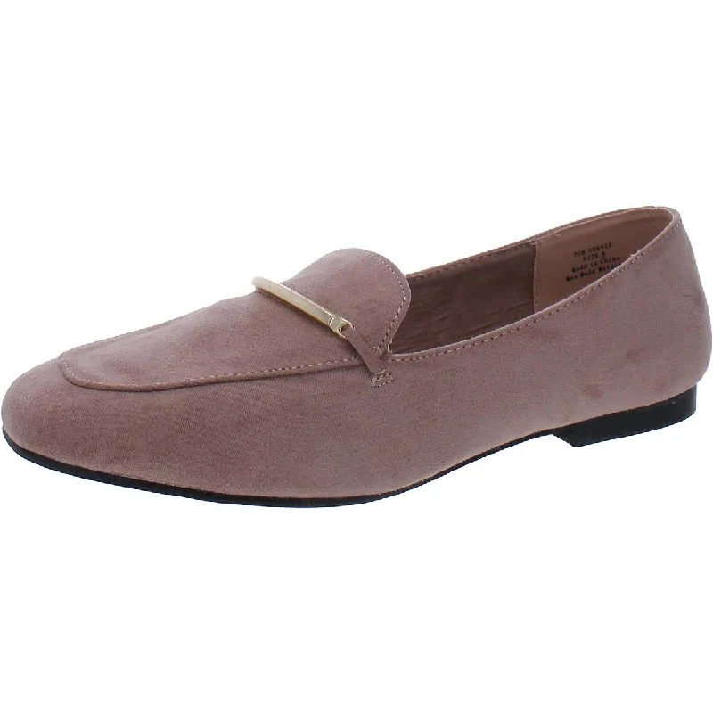 Comfy Running Shoes Journee Collection Womens Faux Suede Loafer Flat Shoes