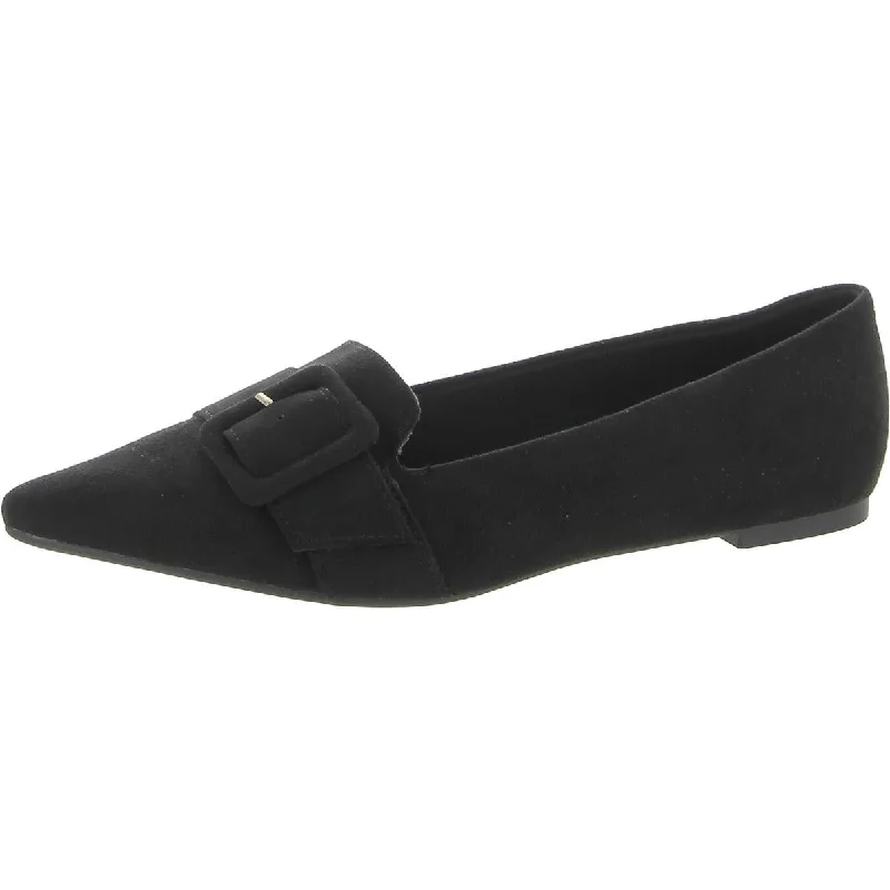 Durable Slip-On Shoes Journee Collection Womens Faux Suede Pointed Toe Loafers