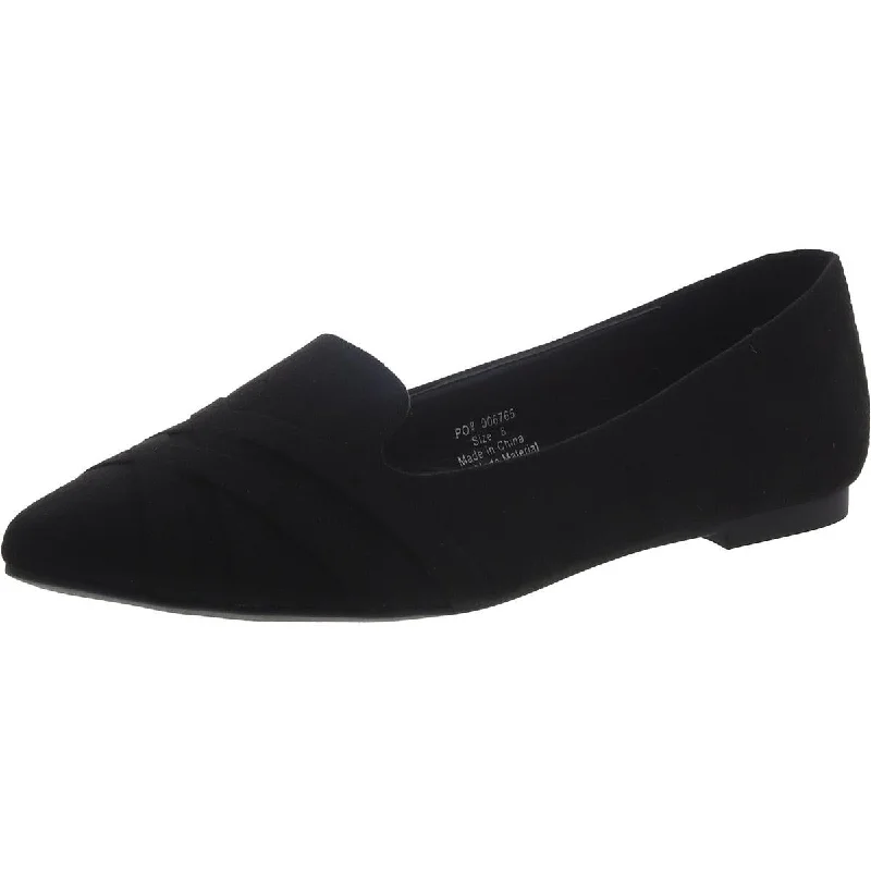 Flexible Everyday Sneakers Journee Collection Womens Faux Suede Slip On Loafers