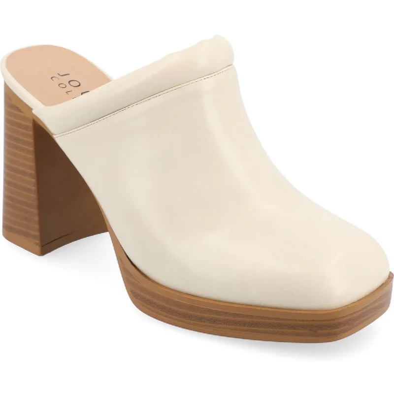 Lightweight Sport Sneakers Journee Collection Womens IZARA Faux Leather Slip On Mules Lightweight Sport Sneakers Journee Collection Womens IZARA Faux Leather Slip On Mules