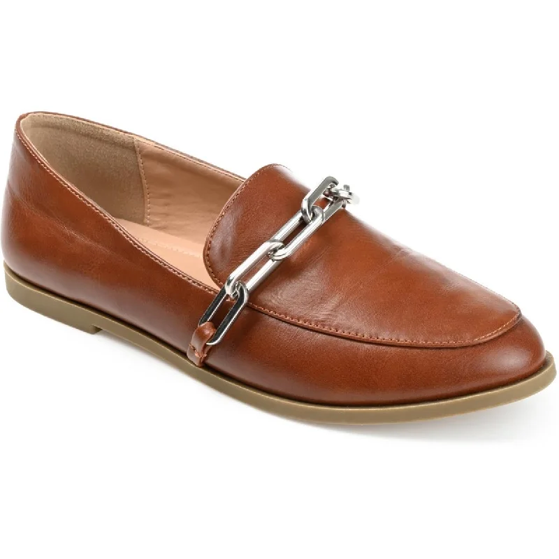 Durable Slip-On Shoes Journee Collection Womens Madison Faux Leather Almond Toe Loafers Durable Slip-On Shoes Journee Collection Womens Madison Faux Leather Almond Toe Loafers