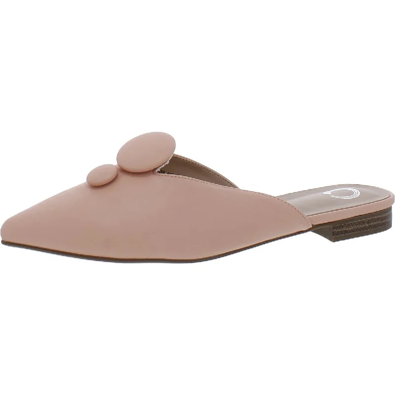 Fashionable Street Sneakers Journee Collection Womens Maorie Leather Slip On Mules