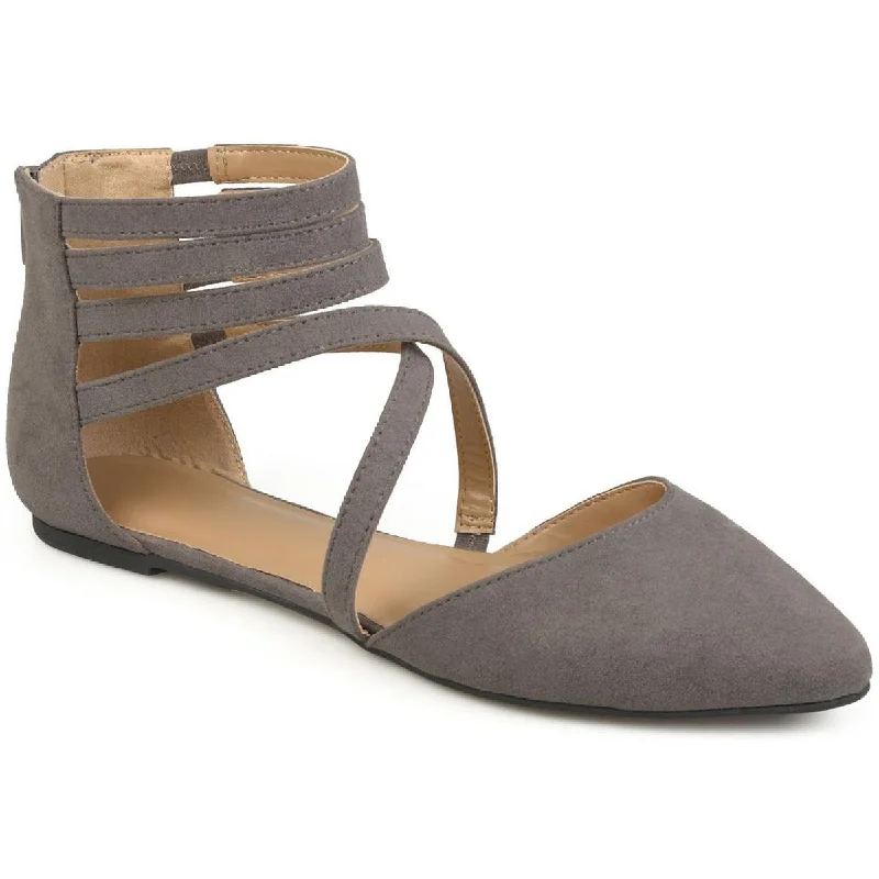 Comfy All-Season Shoes Journee Collection Womens Marlee Faux Suede Casual Pointed Toe Flats Comfy All-Season Shoes Journee Collection Womens Marlee Faux Suede Casual Pointed Toe Flats