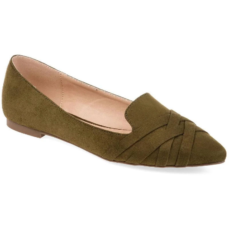 Soft Everyday Sneakers Journee Collection Womens Mindee Faux Suede Slip On Loafers