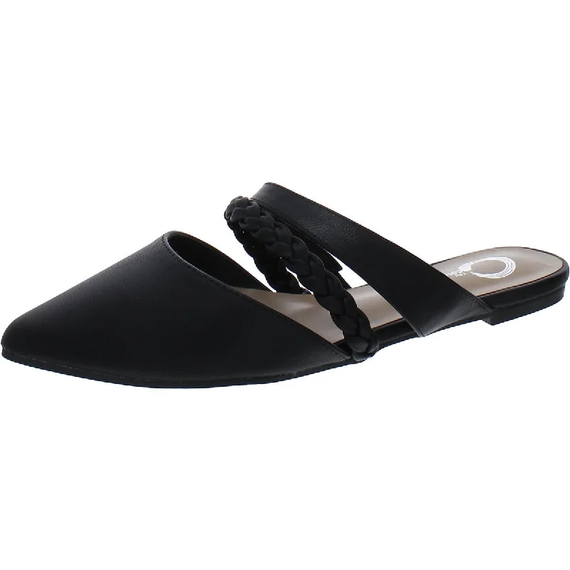 Stylish Slip-On Shoes Journee Collection Womens Braided Cushioned Footbed Mules