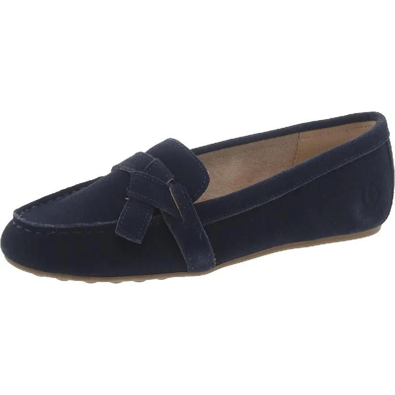 High-Comfort Shoes Lands' End Womens Suede Slip On Loafers