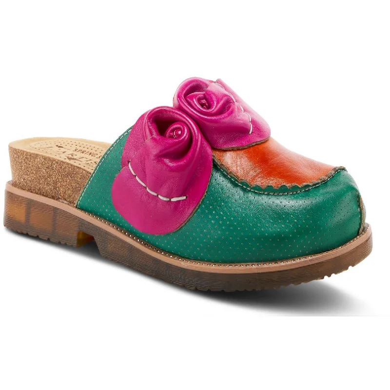 Ergonomic Casual Sneakers L'Artiste by Spring Step Womens Leather Cork Clogs