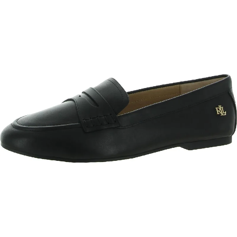 Stylish Slip-On Shoes Lauren Ralph Lauren Womens Adison Leather Slip On Loafers