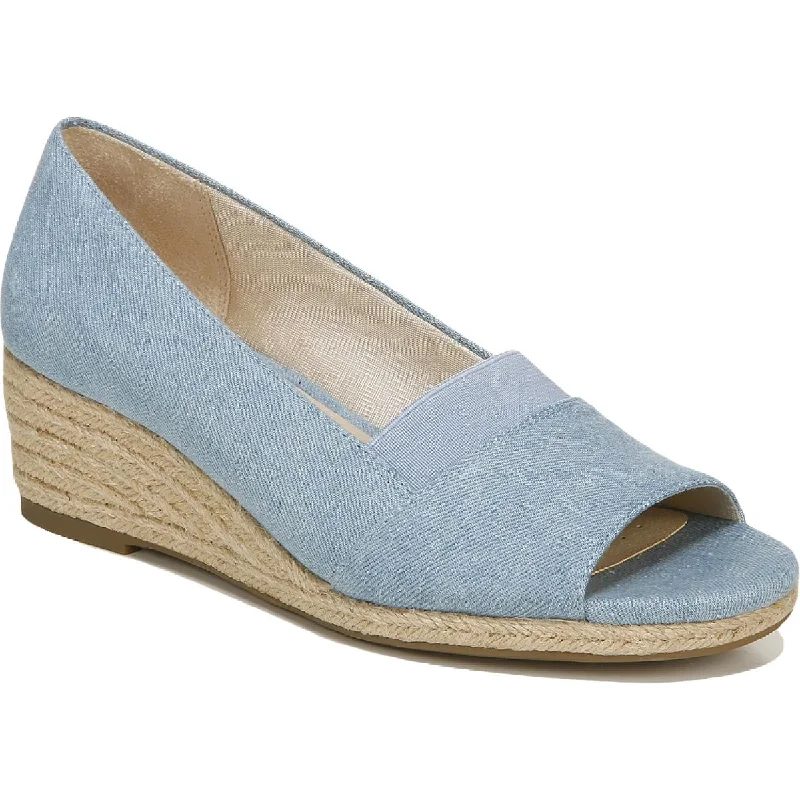 Trendy Walking Sneakers Lifestride Sola Women's Canvas Peep Toe Slip On Espadrille Wedges Trendy Walking Sneakers Lifestride Sola Women's Canvas Peep Toe Slip On Espadrille Wedges