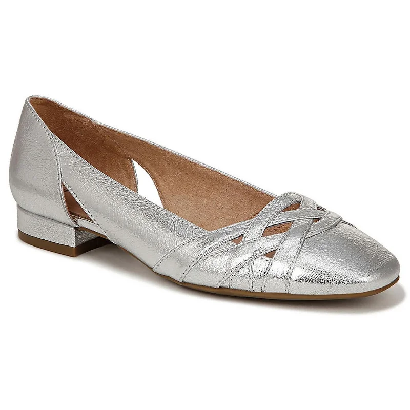 Sleek Sport Sneakers LifeStride Womens Carmen Padded Insole Faux Leather Flat Shoes