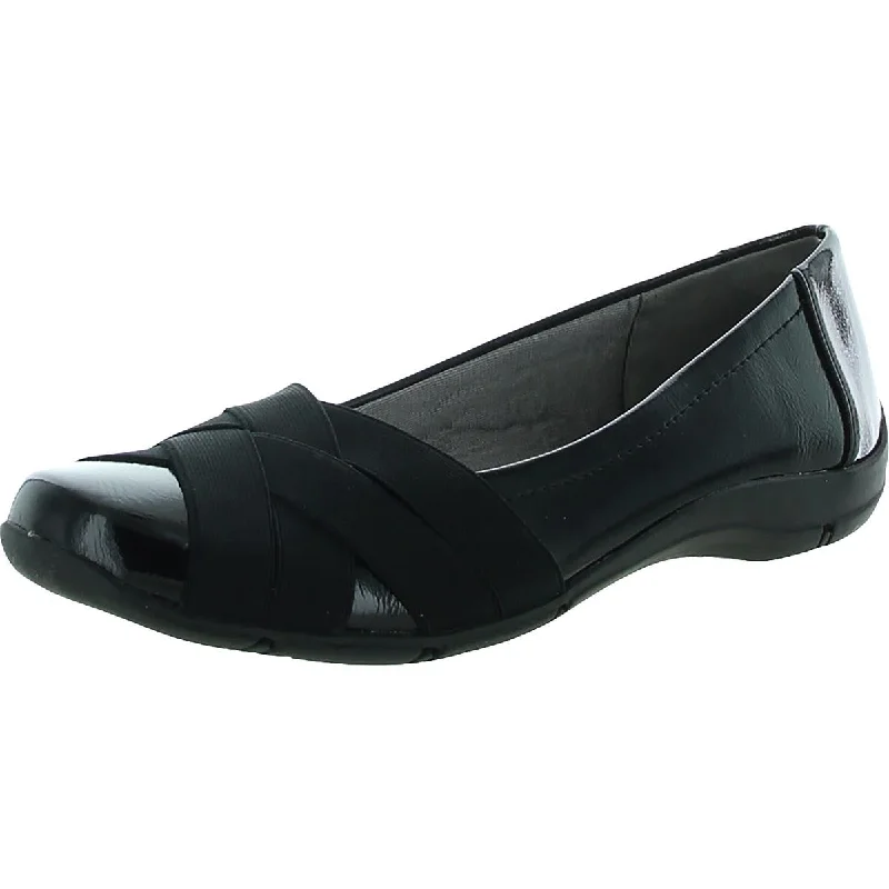 Slip-Resistant Casual Shoes LifeStride Womens Daisie Faux Leather Slip On Loafers