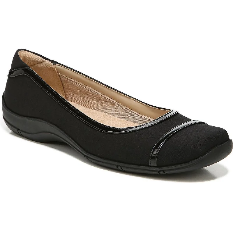 Flexible Sport Sneakers LifeStride Womens Dalia Patent Trim Slip On Ballet Flats