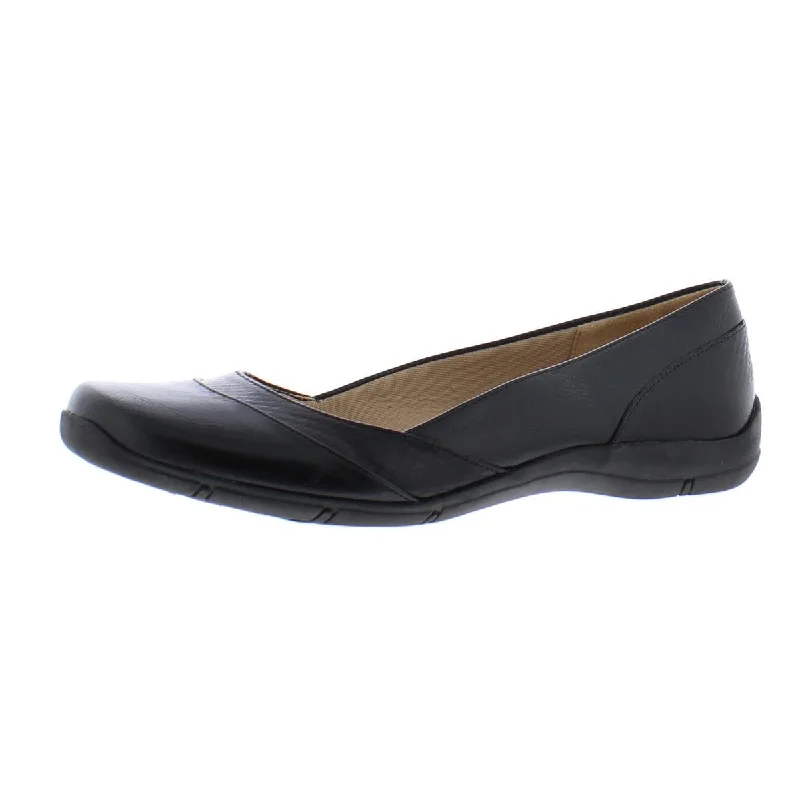 Fashion Slip-On Sneakers LifeStride Womens Deja Vu Faux Leather Flats