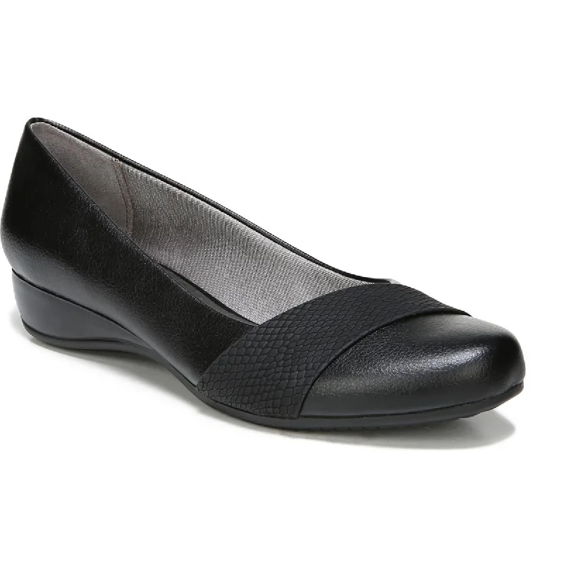 Ultra-Soft Sport Shoes LifeStride Womens DYLAN Faux Leather Slip On Flat Shoes