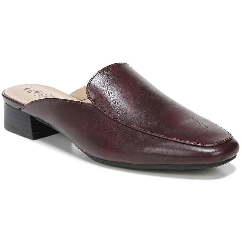 Fashion-Oriented Shoes LifeStride Womens Casual Mocs Faux Leather Slip On Mules