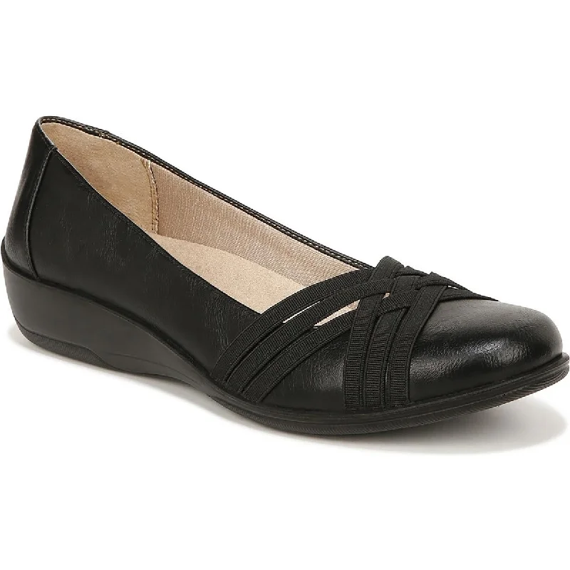 Sleek Walking Shoes LifeStride Womens Incredible 2 Faux Leather Comfort Insole Ballet Flats Sleek Walking Shoes LifeStride Womens Incredible 2 Faux Leather Comfort Insole Ballet Flats