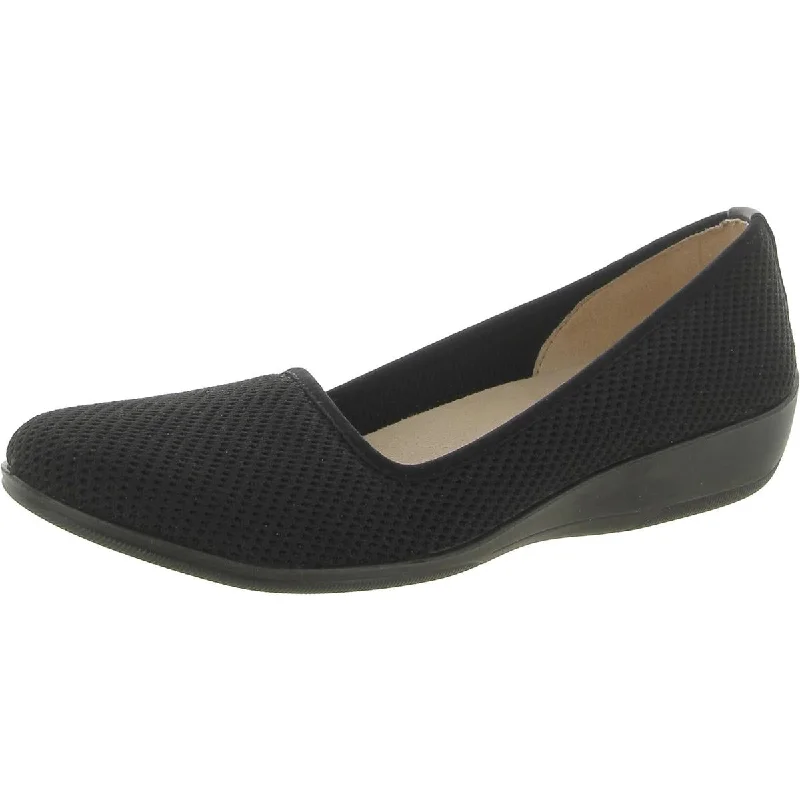 Lightweight Fashion Shoes LifeStride Womens Indy Knit Slip-on Loafers