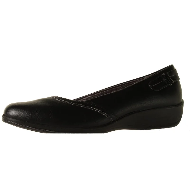 Flexible Everyday Sneakers LifeStride Womens Intellect Faux Leather Wedge Round-Toe Shoes Flexible Everyday Sneakers LifeStride Womens Intellect Faux Leather Wedge Round-Toe Shoes