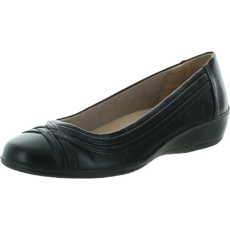 Lightweight Cushion Sneakers LifeStride Womens Isla Faux Leather Slip On Loafers