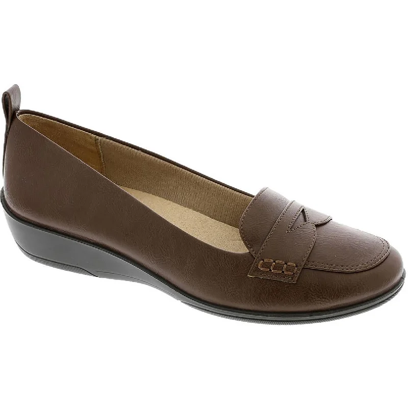 Comfy Lightweight Sneakers LifeStride Womens IVONNE Faux Leather Round toe Flat Shoes Comfy Lightweight Sneakers LifeStride Womens IVONNE Faux Leather Round toe Flat Shoes