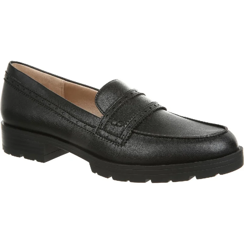 Modern Lightweight Shoes LifeStride Womens London Faux Leather Slip On Loafers