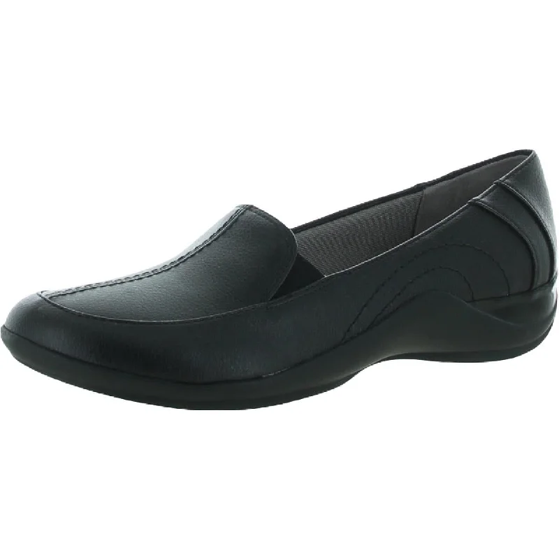 Minimalist Casual Sneakers LifeStride Womens Mada Faux Leather Slip On Flats