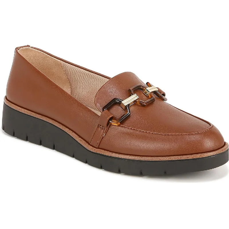 Sleek Walking Shoes LifeStride Womens Optimist Faux Leather Padded Insole Loafers