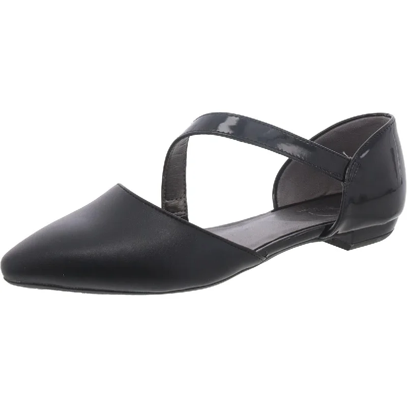 Classic Everyday Shoes LifeStride Womens Zalana Faux Leather Slip On Mary Janes