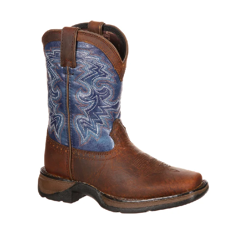 Classic Casual Sneakers Lil' Durango Square Toe Cowboy Boots (Little Kid)