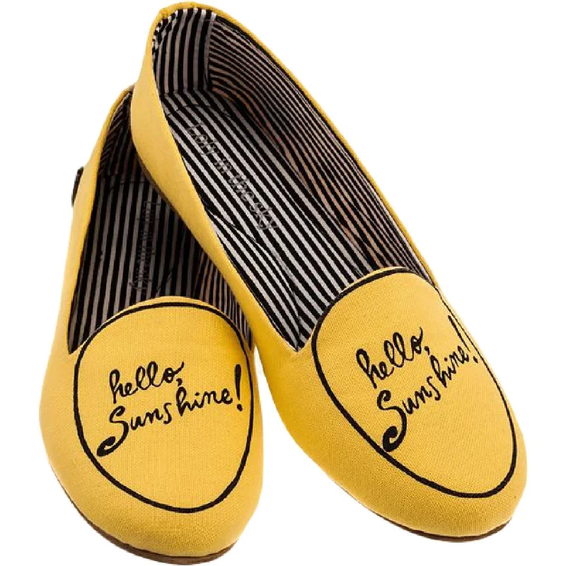 Breathable Comfort Shoes Loly in the Sky Womens Sonia Canvas Slip-On Loafers