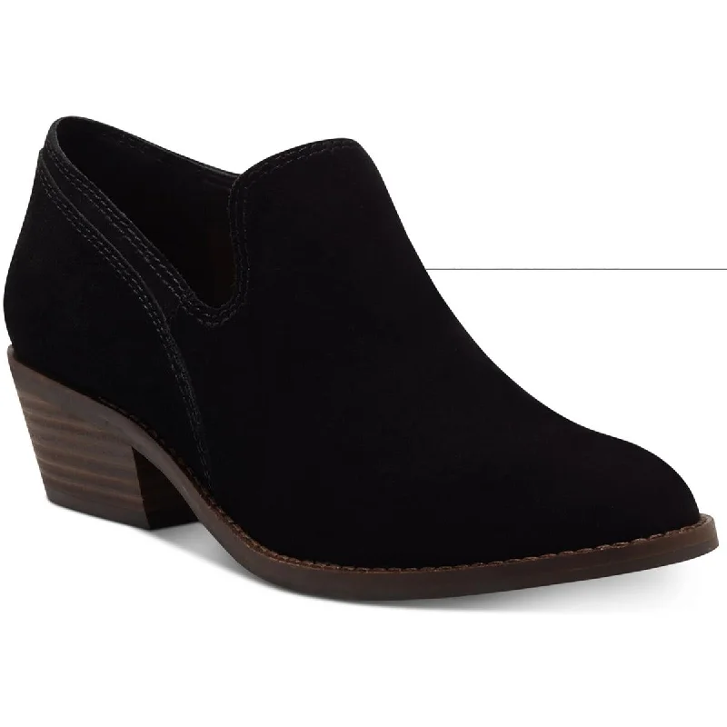 Soft Leather Shoes Lucky Brand Womens LKFELTYN BLOCK HEEL POINTED TOE Oxfords