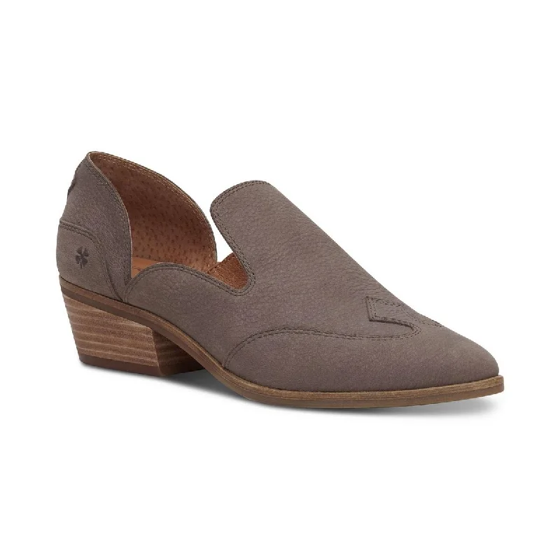 Breathable Comfort Shoes Lucky Brand Womens Merlyin Leather Slip-on Loafers