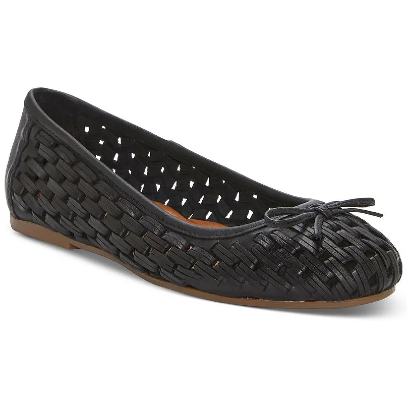 Chic Mesh Sneakers Lucky Brand Womens MOGENI Leather Ballet Flats
