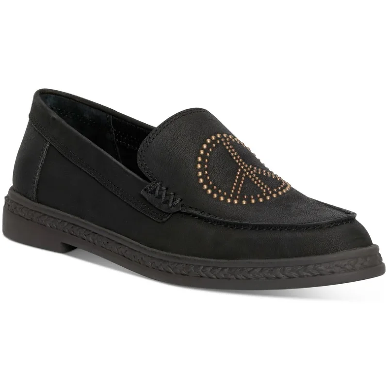 Breathable Loafers Lucky Brand Womens Redmy Embellished Open stitch Loafers