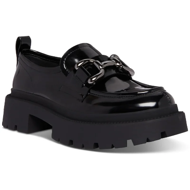 Anti-Slip Running Shoes Madden Girl Womens Ashlee Faux Leather Slip-On Loafers