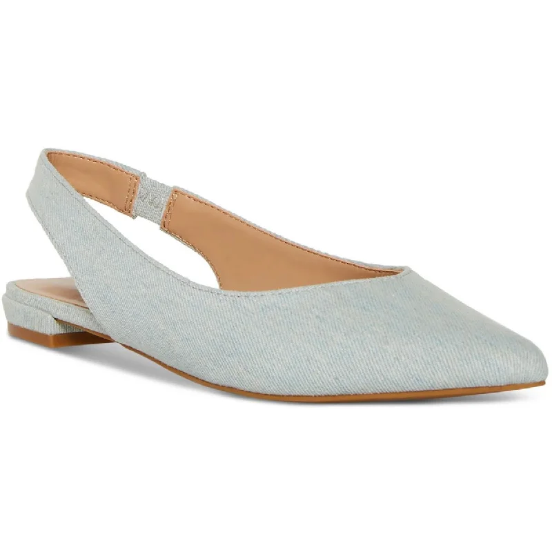 Modern Lightweight Shoes Madden Girl Womens Deviin Padded Insole Pointed Toe Slingbacks