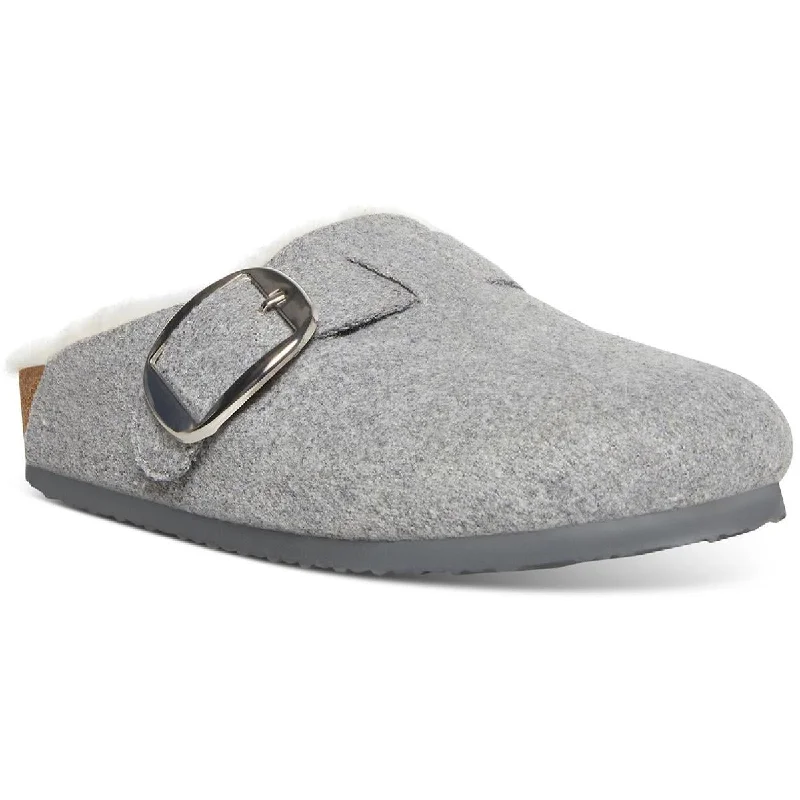 Airy Sport Shoes Madden Girl Womens Peony-S Faux Fur Slip On Clogs