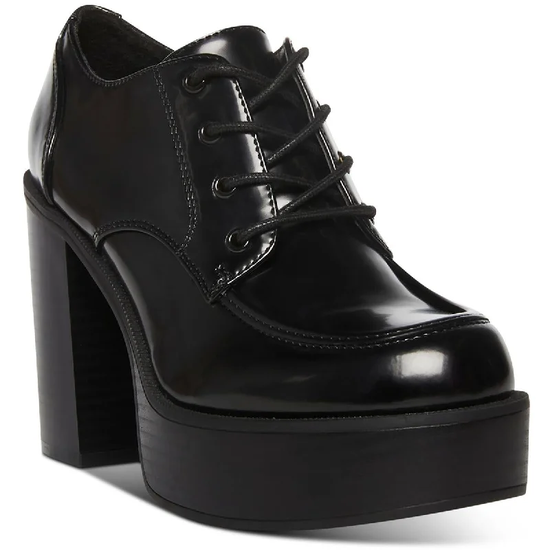 Modern Foam Sneakers Madden Girl Womens Rileyy Patent Oxford Loafers