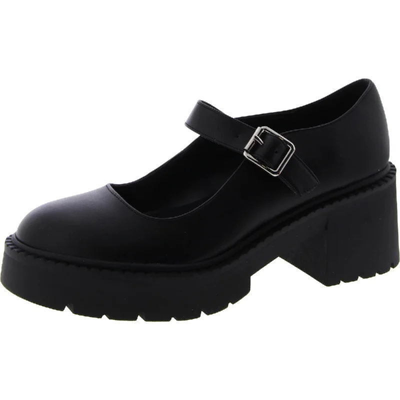 Modern Loafers Madden Girl Womens THUNDER Faux Leather Round toe Mary Janes