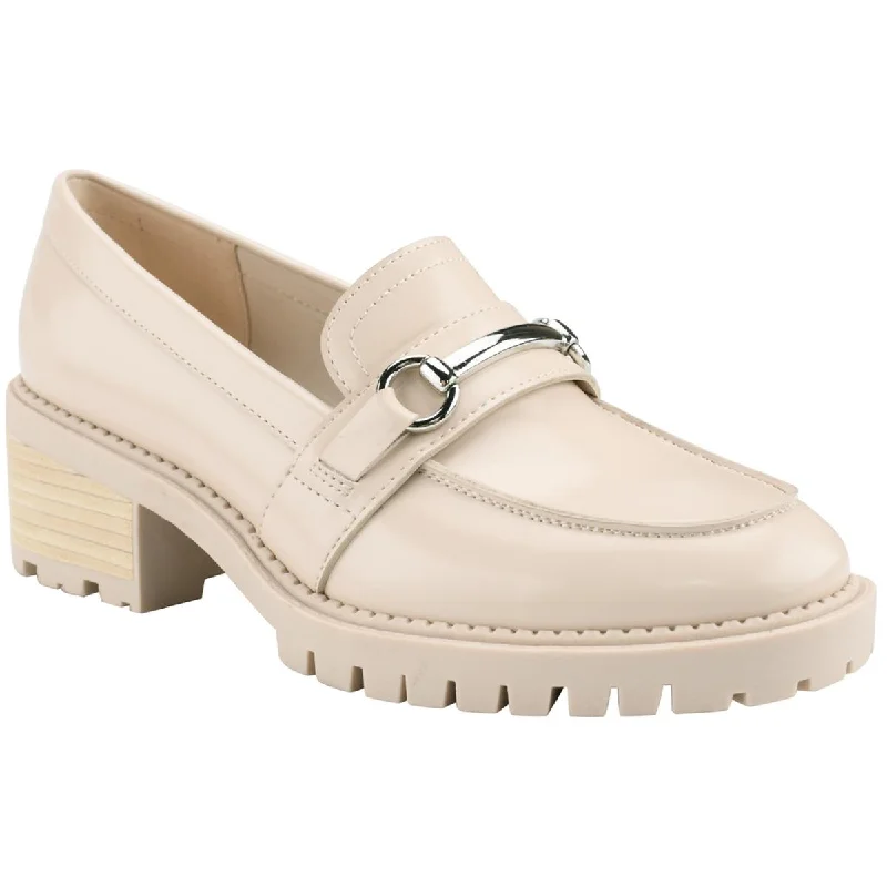 All-Day Cushioned Shoes Marc Fisher Womens Chain Embellished Loafers