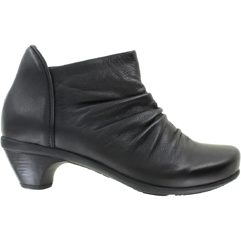Streetwear Casual Shoes Women's Naot Advance Soft Black Leather