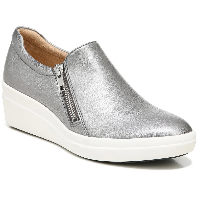 Soft Sole Casual Shoes Naturalizer Womens Sierra Faux Leather Wedge Sneaker