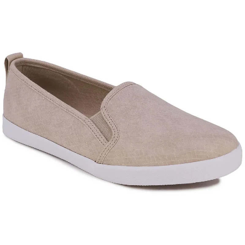 Cloud Comfort Shoes Nautica Womens Sunchaser Faux Leather Low-Top Slip-On Sneakers
