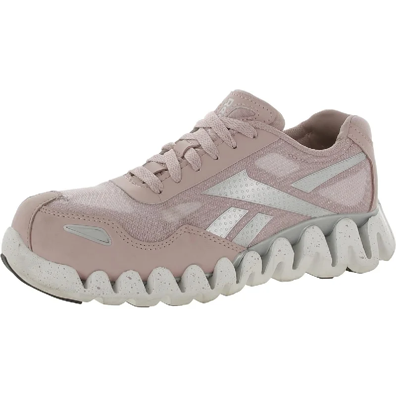 Flexible Everyday Sneakers Reebok Womens Zig Pulse Faux Leather Composite Toe Work & Safety Shoes