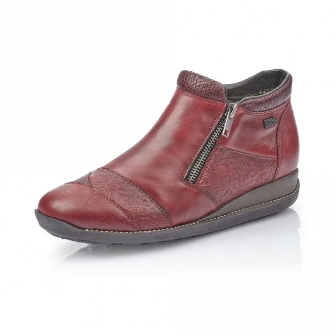 Fashionable Loafers RIEKER LADIES ANKLE BOOTS 44281-35