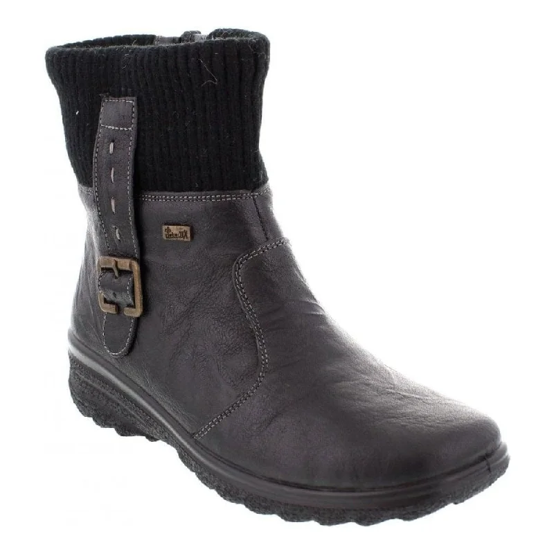Stylish Slip-On Shoes Rieker Z7054-00 Black