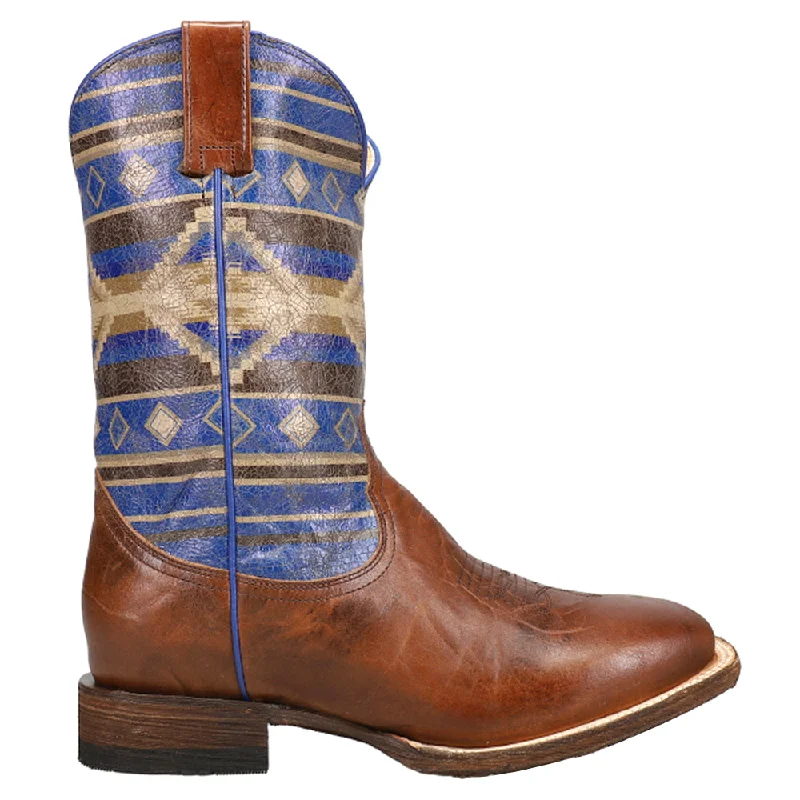 Minimalist Running Shoes Roper Aztek Southwest Square Toe Cowboy Boots (Youth)