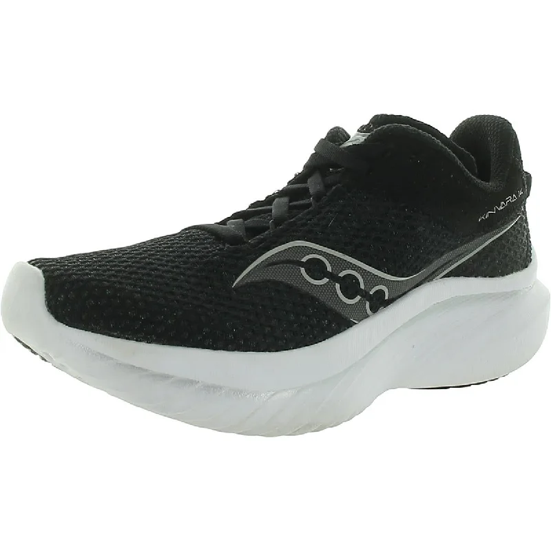 Sporty Breathable Sneakers Saucony Womens Kinvara 14 Metallic Performance Running & Training Shoes