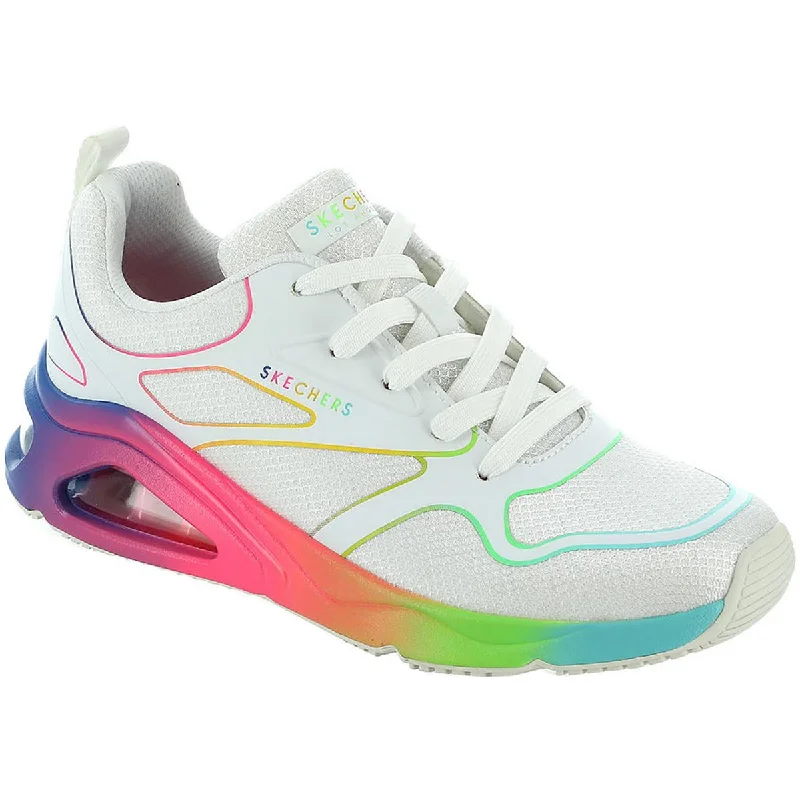 Cushioned Everyday Sneakers Skechers Womens Tres-Air Uno Fitness Lace Up Casual And Fashion Sneakers